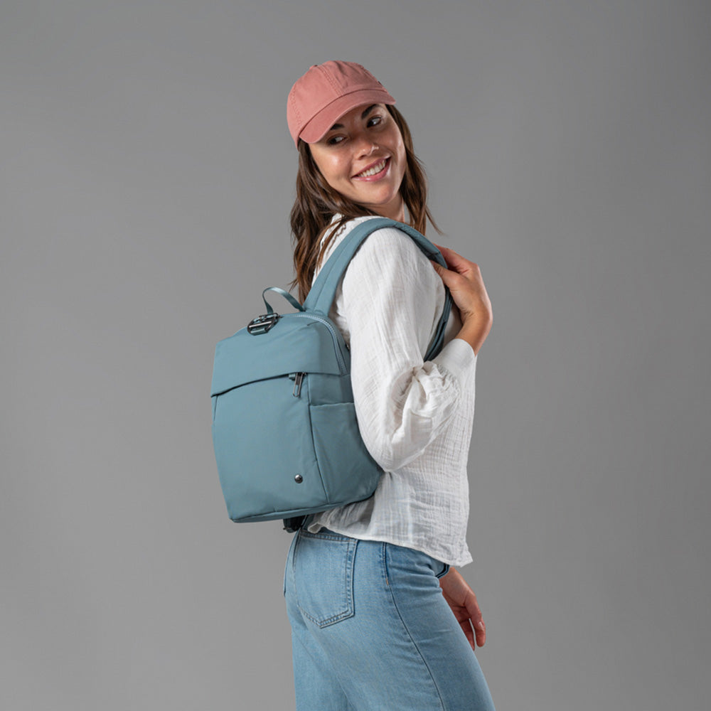 Pacsafe Citysafe CX ECONYL® Fabric 防盜隨身後背包 8L 沁心藍 20422528