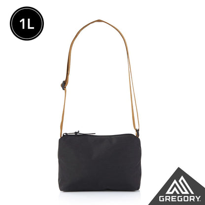 Gregory 1L ENVELOPE SHOULDER 斜背包 黑/棕色 GG125406