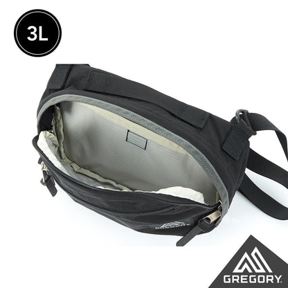 Gregory 3L TRANSFER 斜背包 夜光黑 GG65120