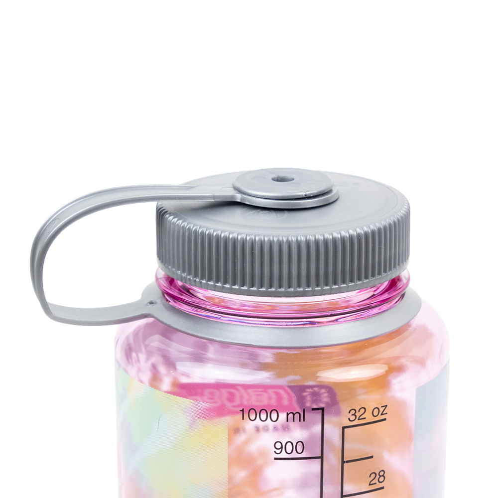 Nalgene 1000cc 寬嘴水壺 太空粉紮染 682023-0016
