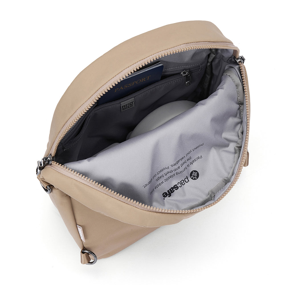 Pacsafe Citysafe CX 防盜斜後背兩用包 8L 卡其 20410207