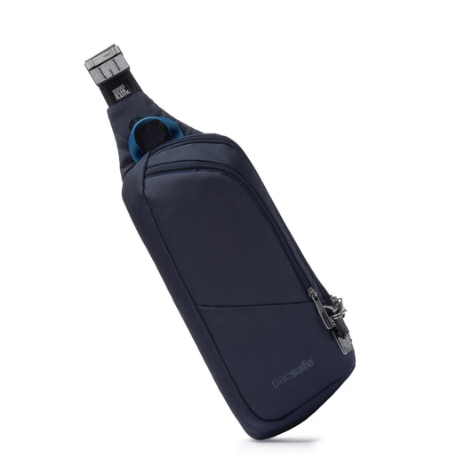 Pacsafe V Action 防盜探險側背胸包 2.5L 海洋藍 60161658