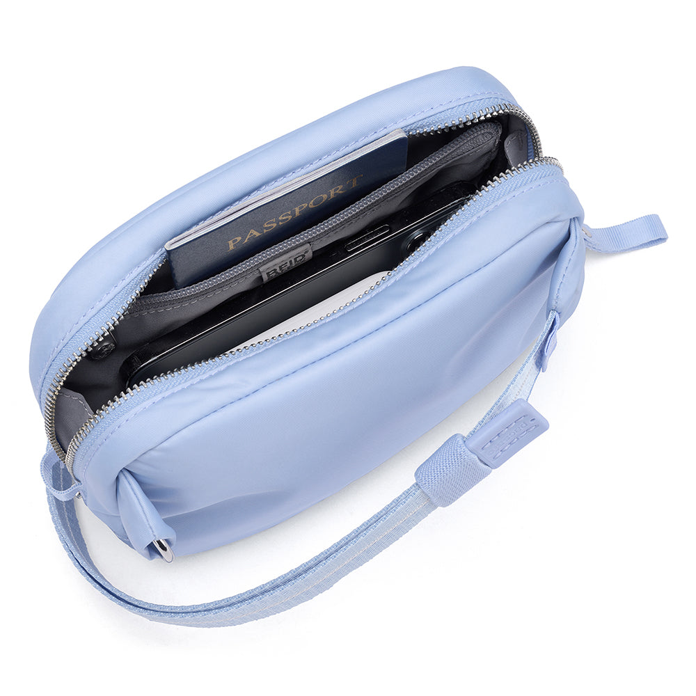 Pacsafe W 防盜微型斜背小包 2L 寧靜藍 20467661