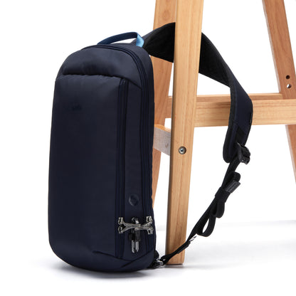 Pacsafe V Tech 防盜斜背包 胸背包 10L 海洋藍 60221658