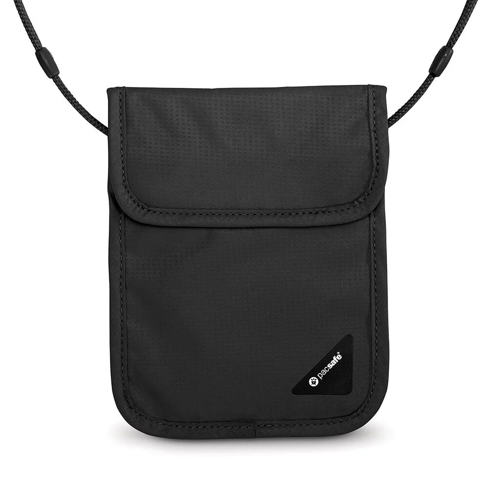 Pacsafe Coversafe X | RFID 防剪掛頸包 X75 黑 10148100
