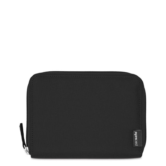 Pacsafe RFID LX150 拉鍊式護照夾 黑 10745100