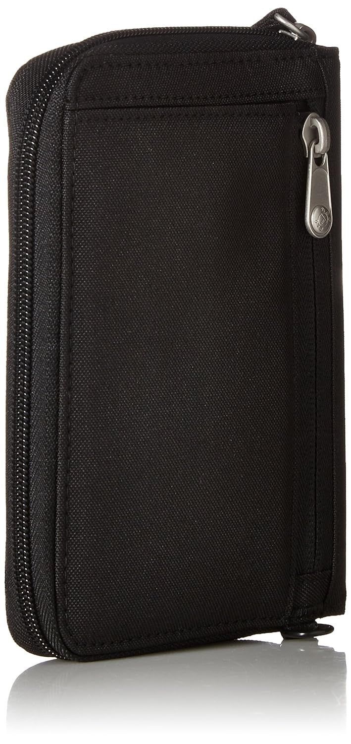 Pacsafe RFID LX150 拉鍊式護照夾 黑 10745100