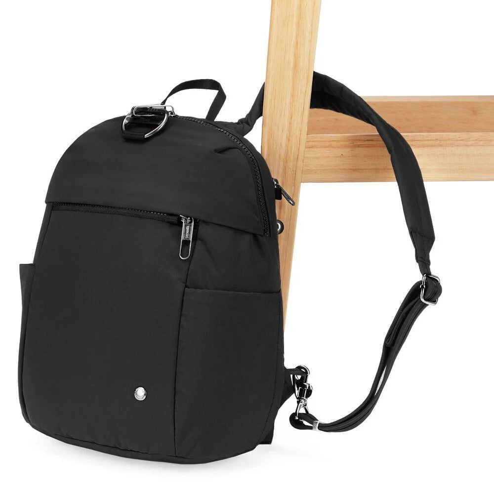 Pacsafe Citysafe CX ECONYL® Fabric 防盜隨身後背包 8L 黑 20422138