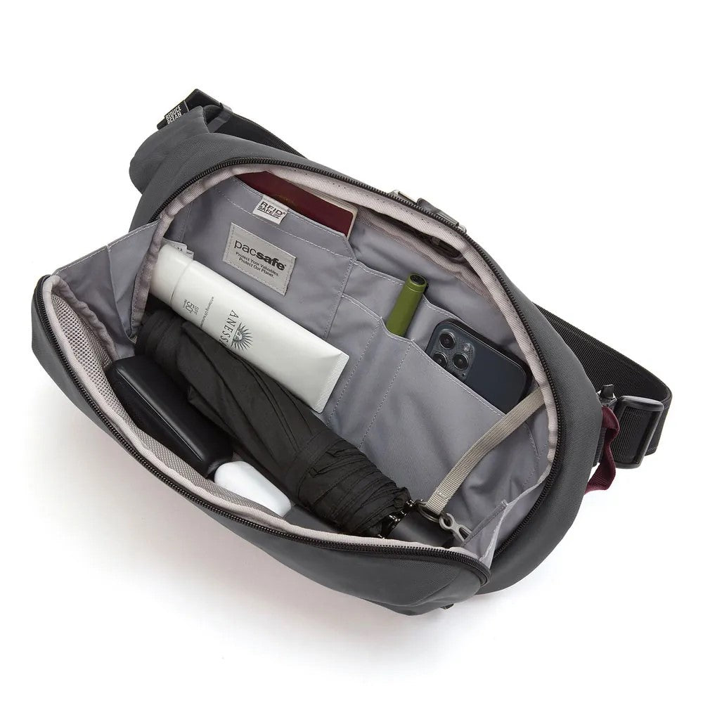 Pacsafe V 防盜斜背胸腰包 5L 石板灰 30615144