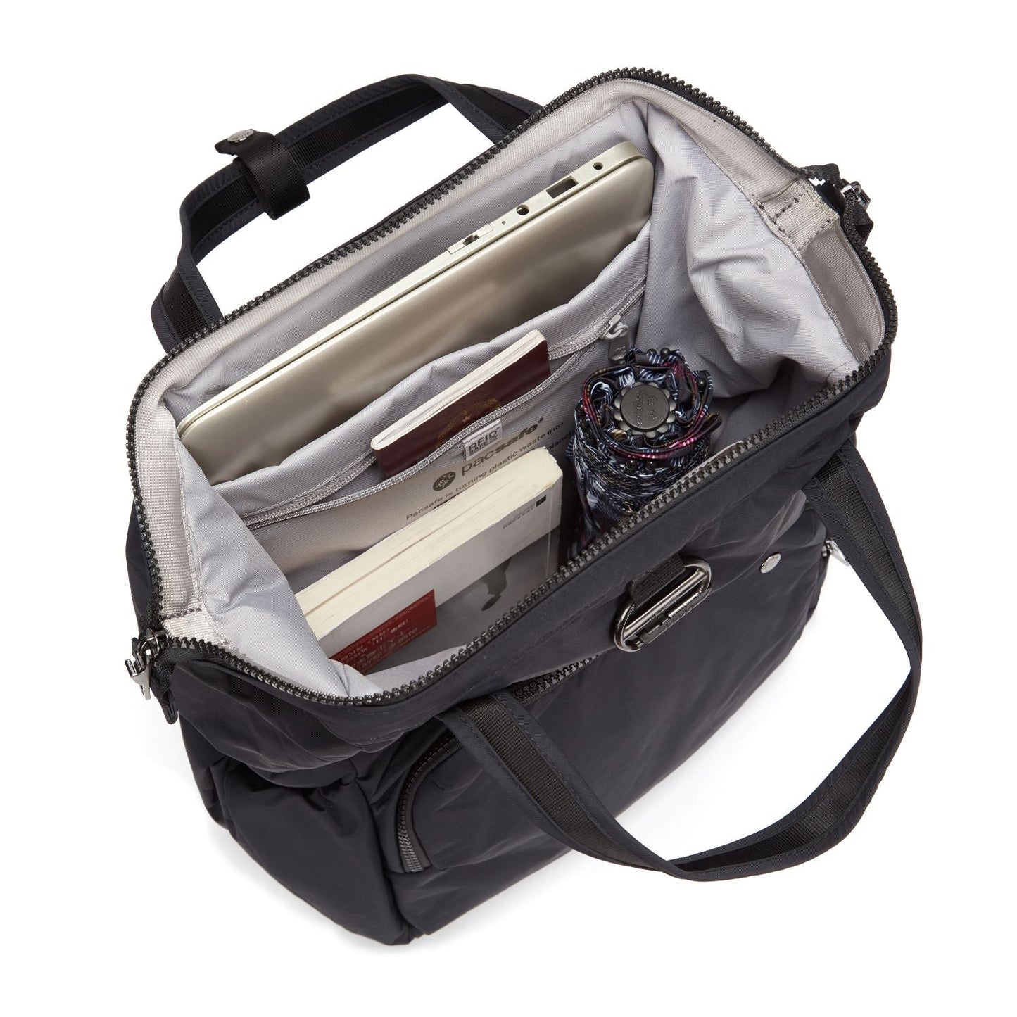 Pacsafe Citysafe CX ECONYL® Fabric 防盜後背包 17L 紳士黑 20420138